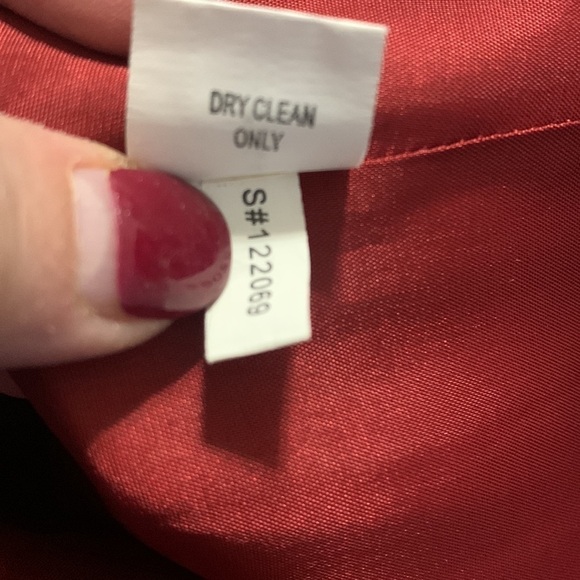 Kay Unger Sleeveless Lined Pleated Ribbon Cocktail Dress - Picture 6 of 6